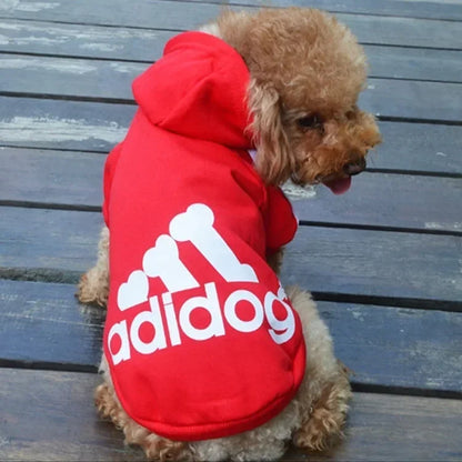 Winter Dog Clothes Adidog Sport Hoodies Sweatshirts Warm Coat Clothing for Small Medium Large Dogs Big Dogs Cat Pets Puppy Outfi