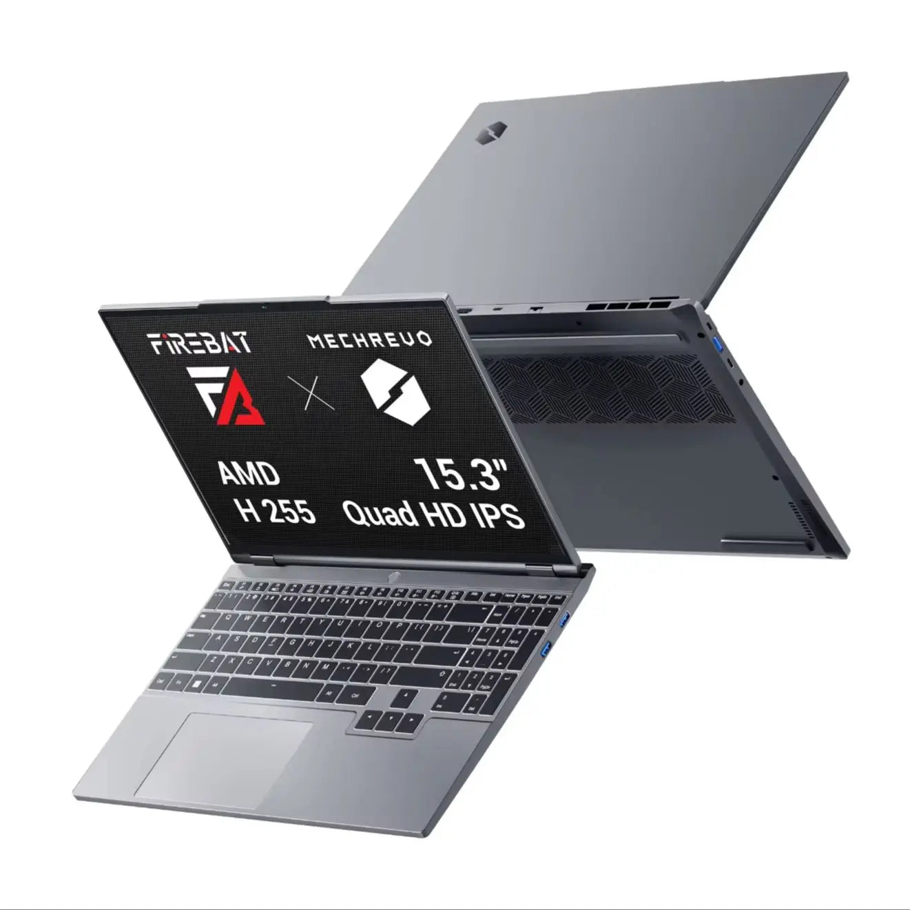 Firebat Wujie 15X Pro - Amd Ryzen 7 H255, 32Gb Ddr5 Ram, 1Tb Pcie 4.0 M.2 Ssd, Wi‑Fi 6 + Bluetooth 5.2, 15.3" 2.5K 120Hz Display, Windows Gaming Laptop