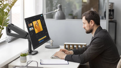 UPERFECT 23.8” Touchscreen Large Computer IPS Display With Stand 120Hz Desktop Monitor For XBox Switch PS5 Gaming Extend Screen