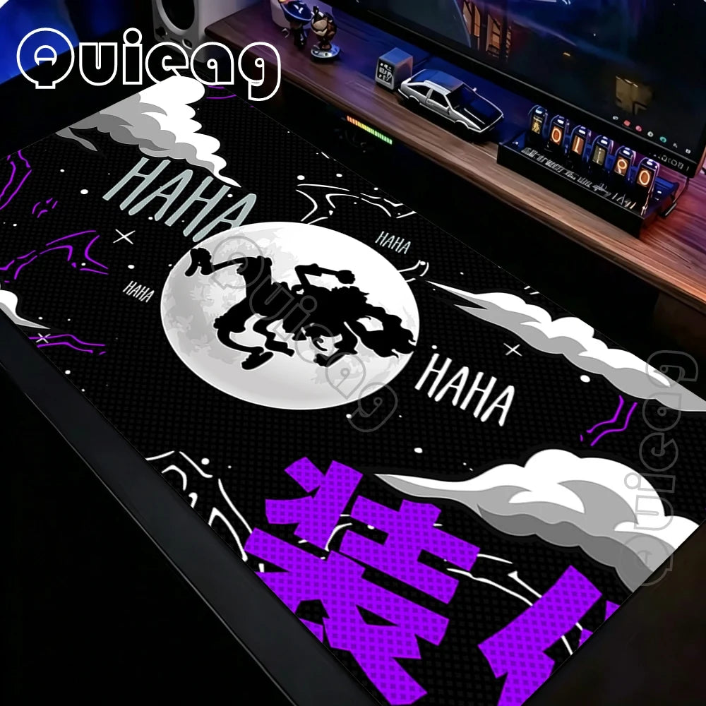 New One Piece Mouse Pad Oversized Computer Keyboard Pads Anime Office Luffy Gear 5 Mousepad E-sports Gaming Table Mat 900x400mm