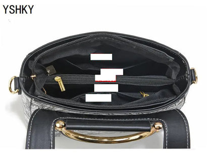 New Women bag  for shoulder bag leather handbag sac a main femme luxury designer Carrying a ox-skin bag under one shoulder bag