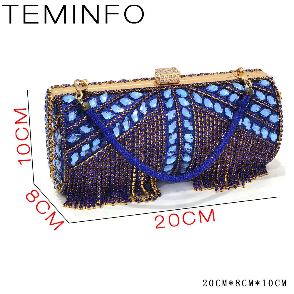 2023 New Italian Design Noble Dual-Purpose Three-Dimensional Bag And Ladies Heel Shoes Shiny Material For Nigeria Wedding Party