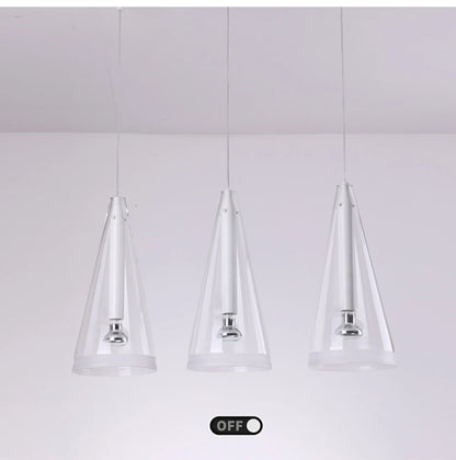 Modern Art Deco Pendant Lights New Creative Living Room Villa Designer Taper Glass Hanging Lamps Ceiling Minimalist Decor Trendy