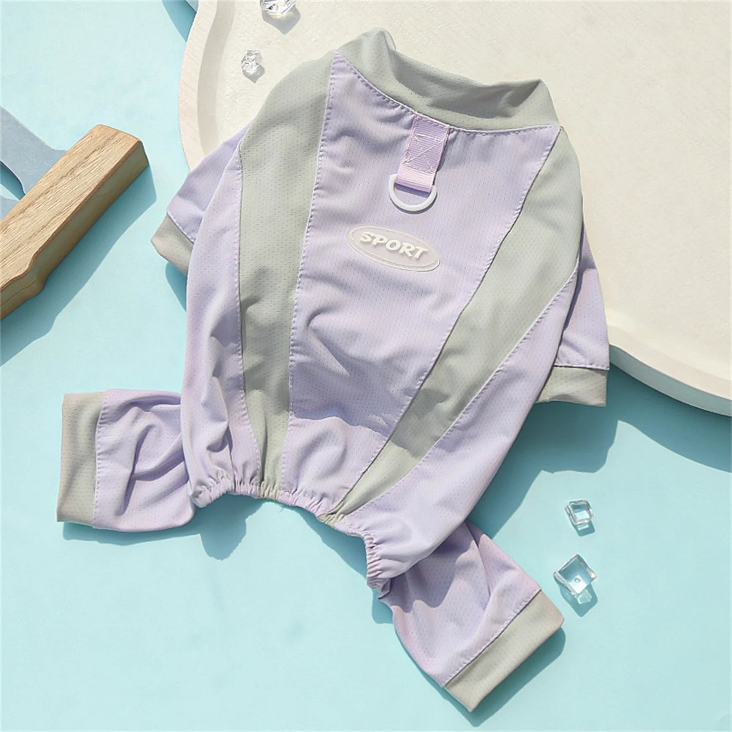 Dog Clothes Cooling Suit Jumpsuit Clothes Long Sleeve Pajamas Tracksuit For Small Dogs Chiwawa Yorkie Puppy Hoodie Bodysuit