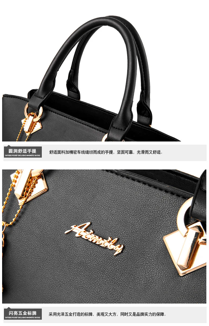 Luxury Handbags Women Bags Designer High-quality Leather Shoulder Bags for Women 2025 Casual Solid Color Purse and Handbags Sac