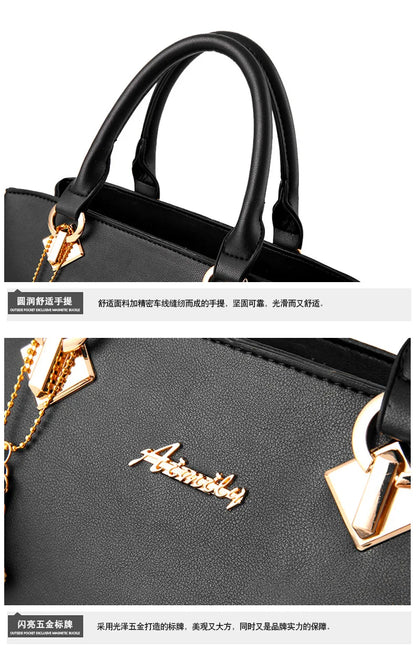 Luxury Handbags Women Bags Designer High-quality Leather Shoulder Bags for Women 2025 Casual Solid Color Purse and Handbags Sac