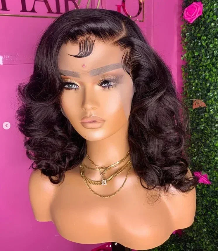2026 HOT SALE Body Wave Lace Front Wig PrePlucked Brazilian Human Hair Lace Frontal Wigs For Women Lace Closure Wig