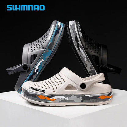 2025 Summer Outdoor Beach Casual Sandals, Lightweight and Breathable Household Shoes, Anti Slip and Breathable Fishing Slippers