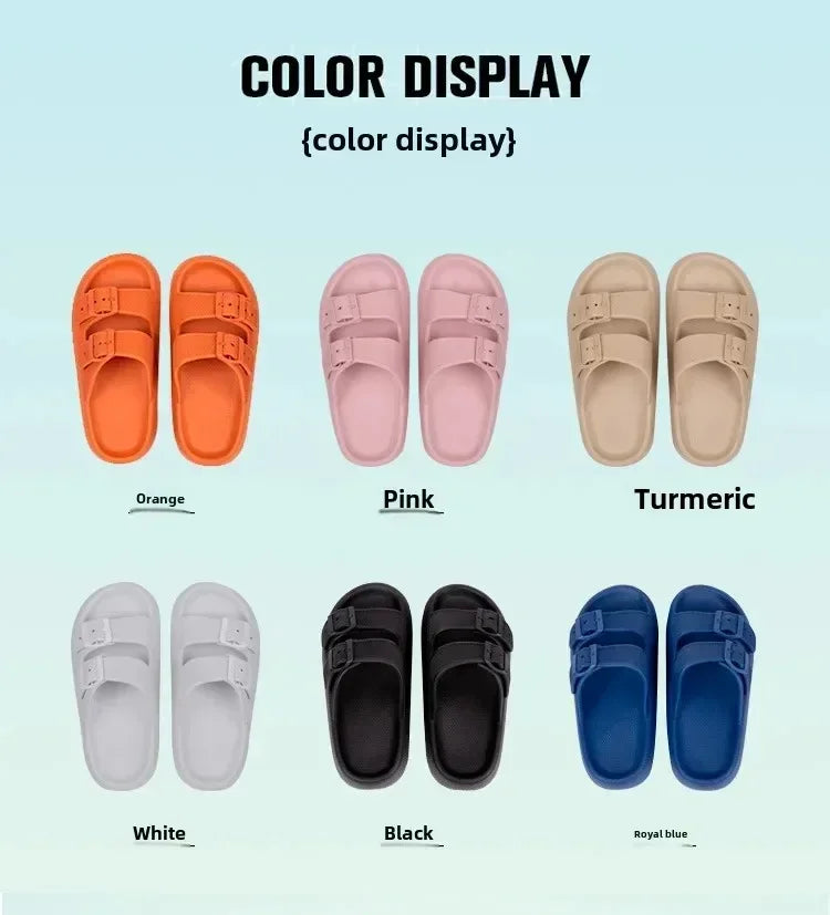 Cushion Sandals Women Men Cloud Soft Sole Slides Platform Slippers Eva Outdoor Sandals Non-slip Home Ciabatte Uomo Flip Flop