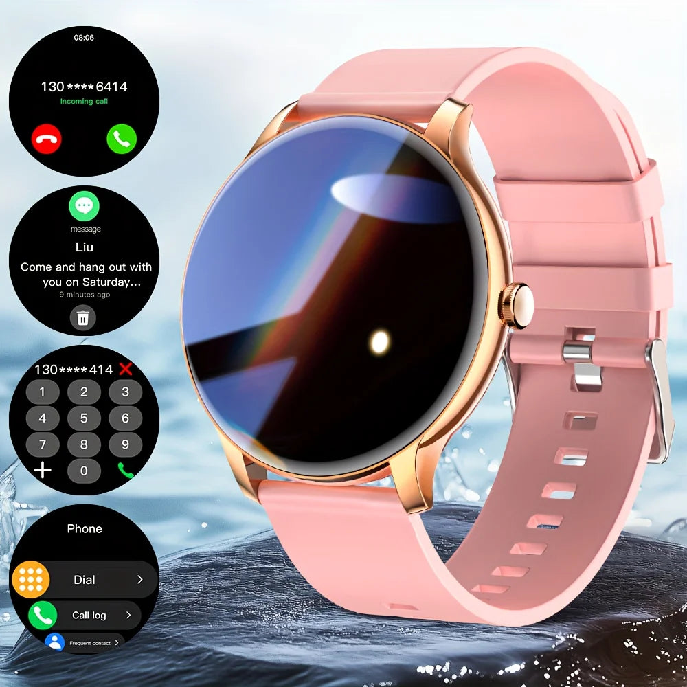 2026 New Smart Watch 1.52" HD Display Bluetooth Call Fitness Tracker Heart Rate Monitor Remote Camera Music Control Gift Sport