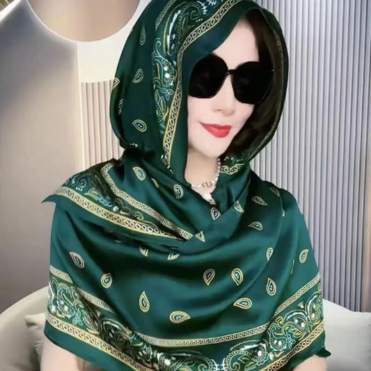 Women's Ethnic Style Printing Shawl Casual Fashion Scarf Travel Photo Outdoor Beach Scarf Shawl