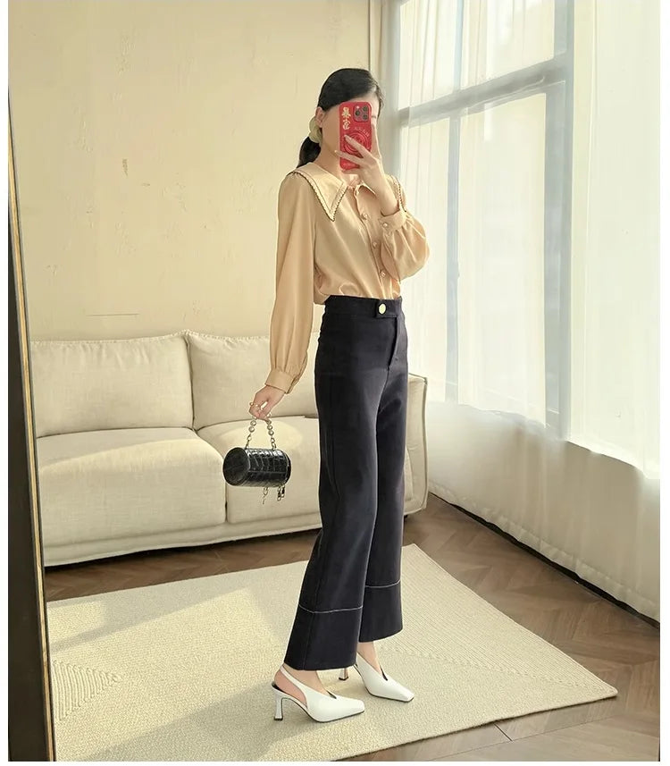 Sandals Luxury Brand Sexy Dress Shoes Elegant Chunky High Heeeled Pumps Sexy Pointed Toe Evening Shoes Women Shoes V Cut Shoes