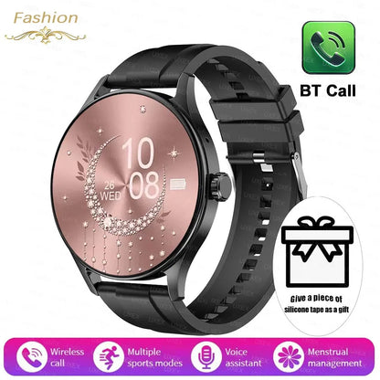 2026 New Smart Watch Women Men Bluetooth Call Sports Fitness Watches Heart Rate Health Monitor Smartwatch Ladies For Android iOS
