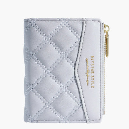 New Embroidered Wallet for Women Ladies Coin Purses PU Leather Zipper Credit Card Holder Clutch Money Bag Pocket