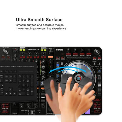Radio Dj Workbench Mouse Pad Gamer XL Large HD HYBXAXC Desk Mats MousePads Natural Rubber Carpet Anti Slip Laptop Mice Pad