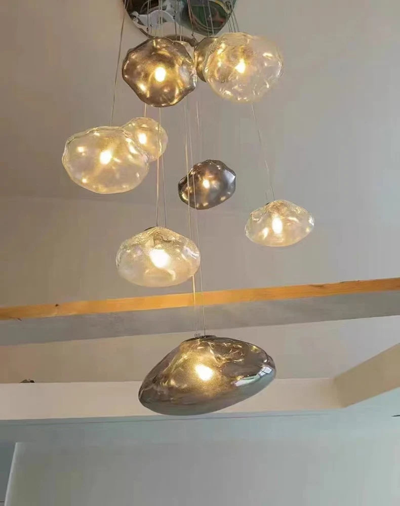 Modern Stair chandelier Pendant lights indoor lighting Ceiling lamp hanging light led Chandeliers for living room indoor lightin