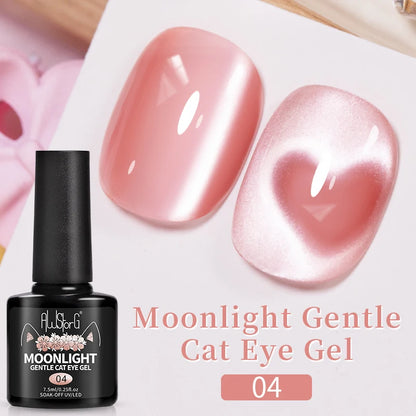 AWStorG 7.5ml Starlit Chameleon Cat Magnetic Gel Nail Polish Double Colors Semi Permanent UV Gel Varnish Need Black Base