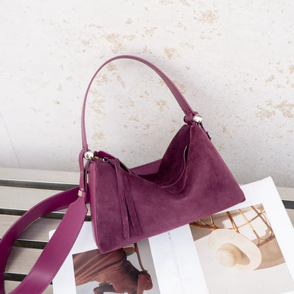 New Genuine Leather Luxury Designer Women Shoulder Crossbody Underarm Bags Cowhide Ladies Large Capacity Tote Bag Fashion Purse