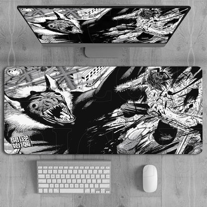 HD Chainsaw Man XXL Mouse Pad Anime reze Gamer Makima Gaming PC Accessories Mouse pads Large Keyboard Desk Mat Computer Keyboard