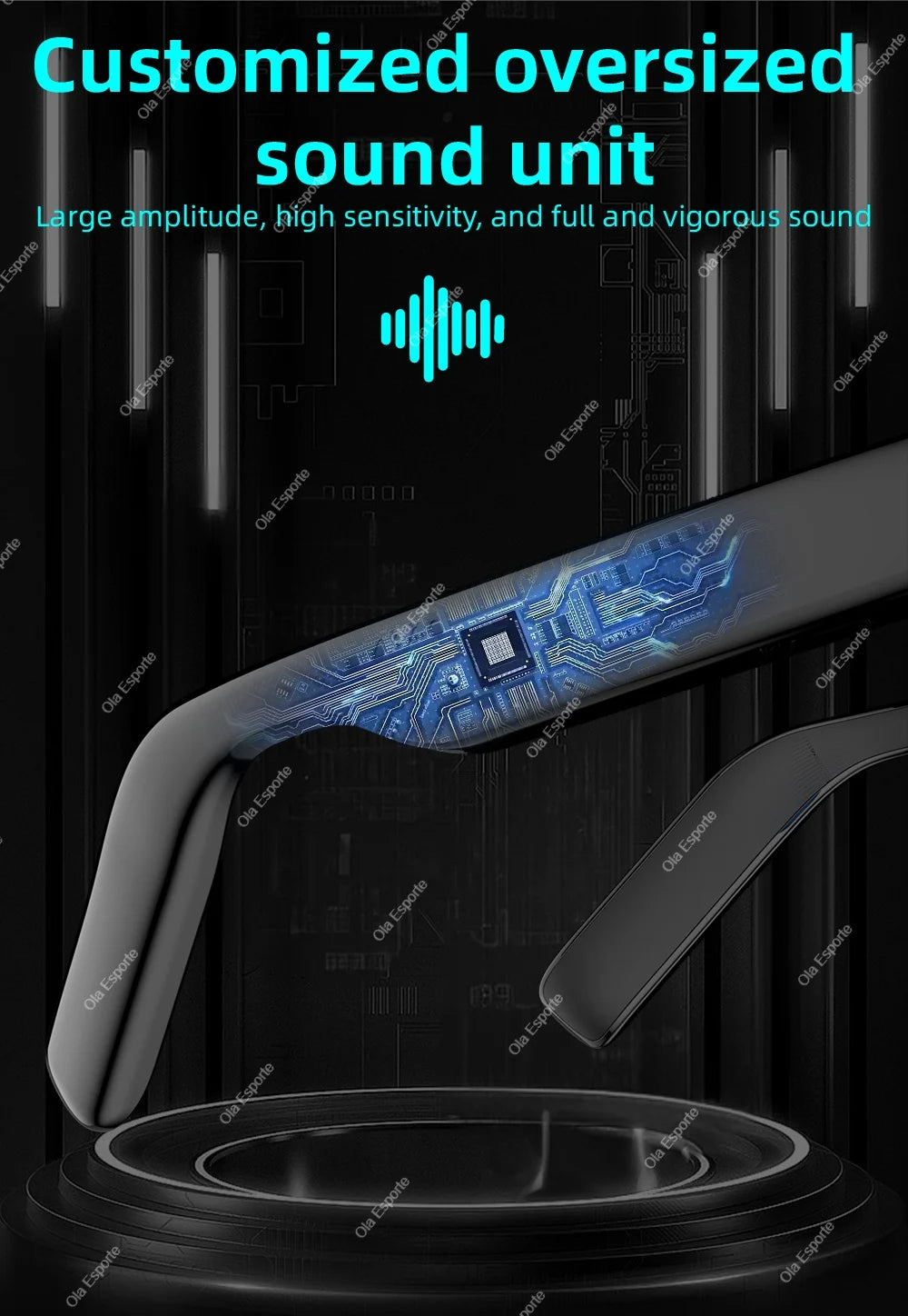2026 Smart Audio Glasses Touch Open Listening Design Lightweight Ultra Clear Sound Quality Bluetooth Call Waterproof Glasses New