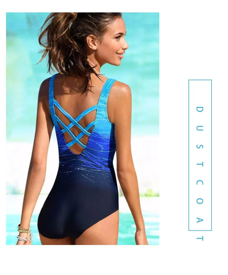 New Sports One-piece Swimsuit Swimwear Women One Piece Swimming Suit for Women Bathing Suit Plus Size Bath Suit Surf