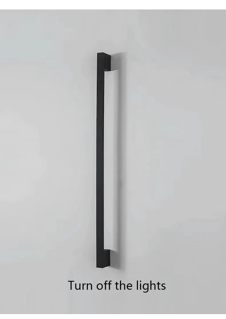 Modern Minimalist Long Wall Lamp LED Wall Mounted Light Indoor Living Room Bedroom Background Lamp Home Decora Fixtures 110/220V
