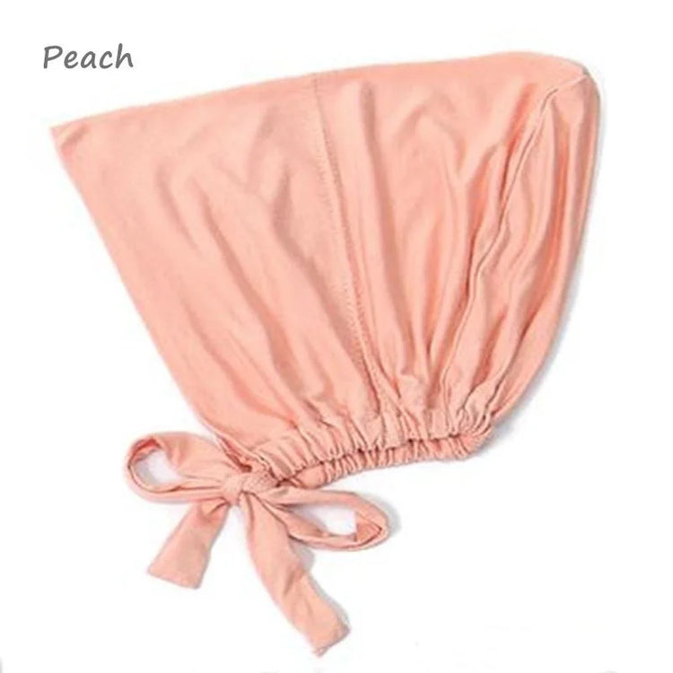 New Soft Modal Muslim Turban Hat Inner Hijab Caps Islamic Underscarf Bonnet India Hats Female Headwrap Turbante Mujer