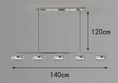 Nordic Home Decor Dining Room Pendant Lamp Lights Indoor Lighting Ceiling Lamp Hanging Light Chandelier Lamps for Living Room