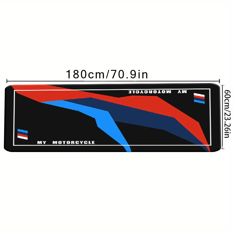 My Motorcycle Parking Carpet, Bedroom Mat, Racing Mat, Display Mat, Non-Slip Dirt-Resistant, Easy to Wash, Size Can Be Customize