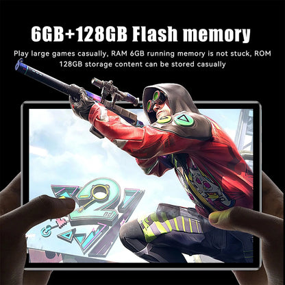 BDF-H39 New Upgraded Version 5G Android Tablets 10.1 Inch Octa Core 6GB+128GB Rom 4G Dual SIM Dual WiFi Education Tablet 6000mAh