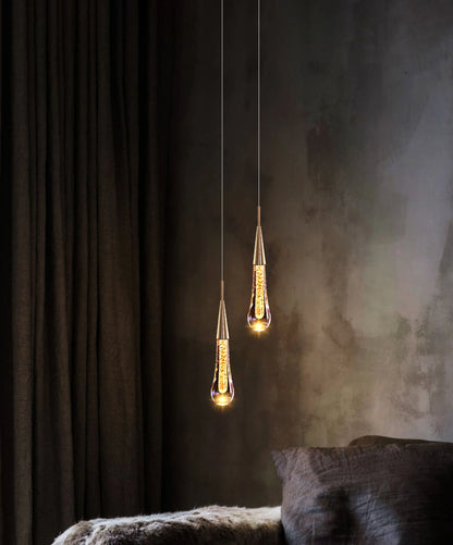 Crystal LED Pendant Lights Interior Lighting For Home Dining Table Hanging Lamp Bedside Living Room Decoration Pendant Light