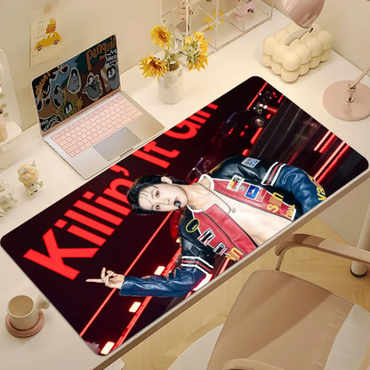 Mouse J It Pad Anti-fray Home Custom Dancer Ergonomic Office Hope Rubber Girl Large Singer Desk Mat Keyboard PC Killin Non-slip