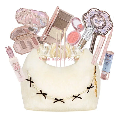Flower Knows Set Midsummer Fairytales Make up Gift Box Eye Brow Palette Powder Blusher Eyebrow Concealer Lipgloss For Women
