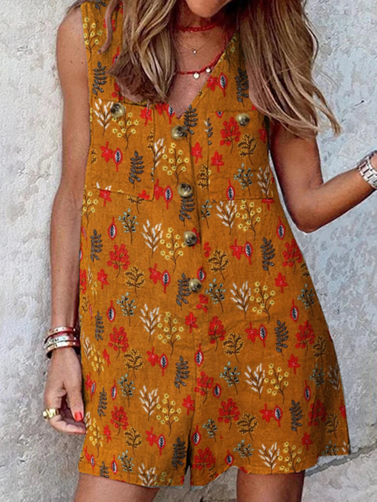Stylish Women V Neck Sleeveless Rompers 2023 ZANZEA Summer Jumpsuits Short Playsuits Casual Solid Loose Beach Overalls Oversized
