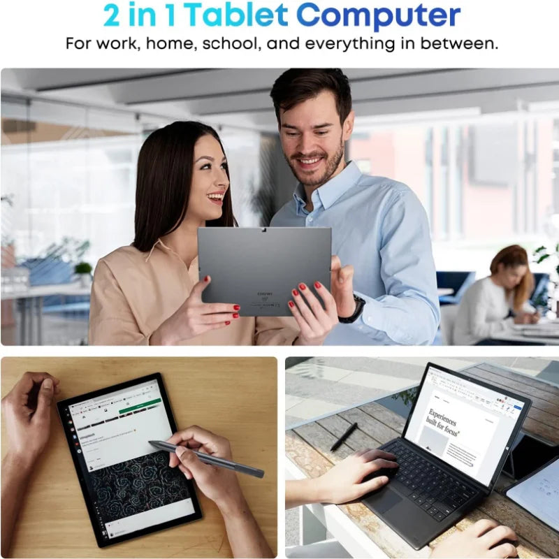 64bit Type-C 11.6 Inch Windows 11 Tablet PC 8GB RAM 512GB SSD ROM N4100 1920X1080 IPS Bluetooth 4.2 Dual Camera 2 X USB 3.0