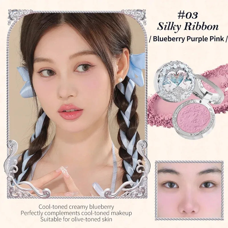 Flowerknows All In One Mackup Set Gift Box Flower Knows Glitter Eye Shadow Palette Blusher Long Lasting Gloss Lipstick With Bag