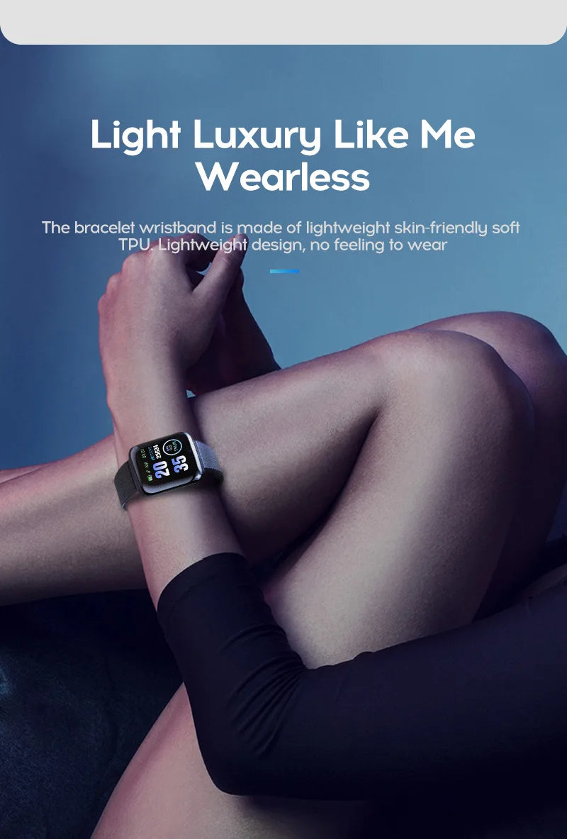 116plus Smart Watch Men Women Fitness Tracker Bracelet Sports Sleep Heart Rate Blood Pressure Monitor smartwatch For Ios Android