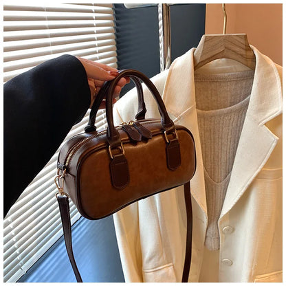 Women 2026 New Fashionable Classic Style Square Shoulder Crossbody Bags Solid Zipper Popularity Sense Luxury Handbags