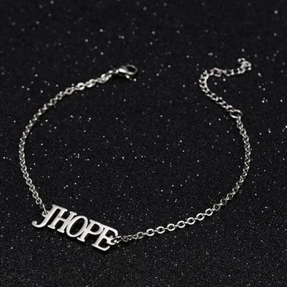 Kpop Group Members SUGA V J HOPE RM JIMIN Rings For Women Size 8# Anillos Mujer