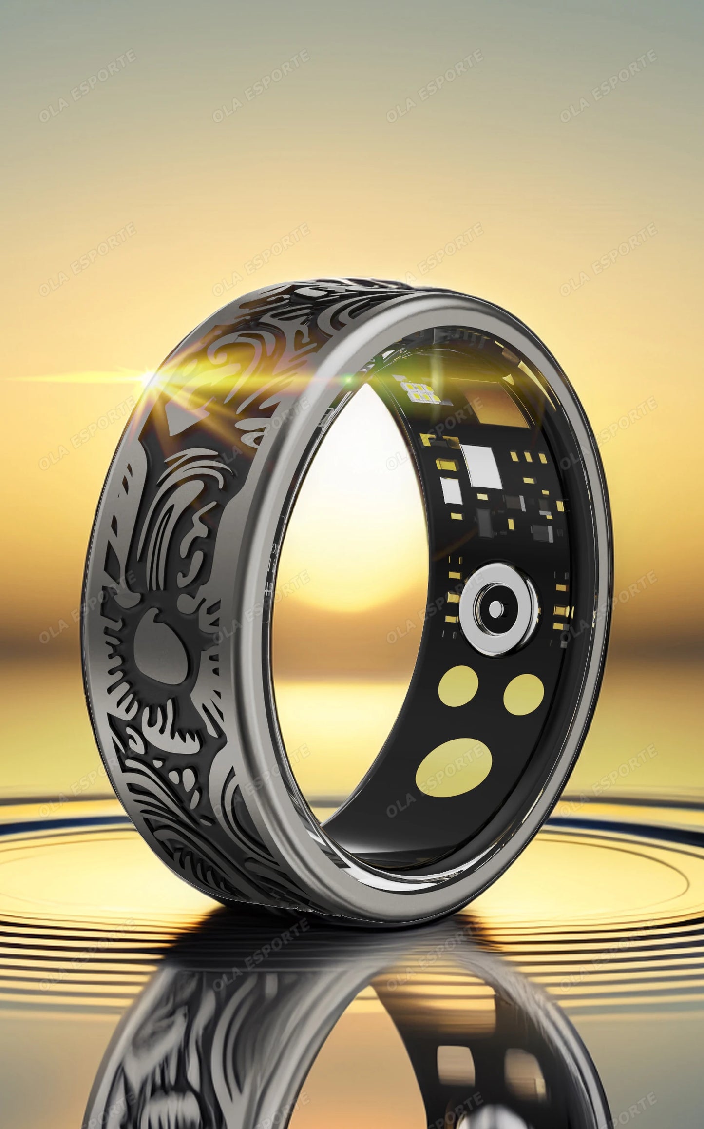 2026 Smart Ring Heart Rate Blood Pressure Blood Oxygen Sleep Monitoring Step Counting Activity Tracking Shared Waterproof Ring