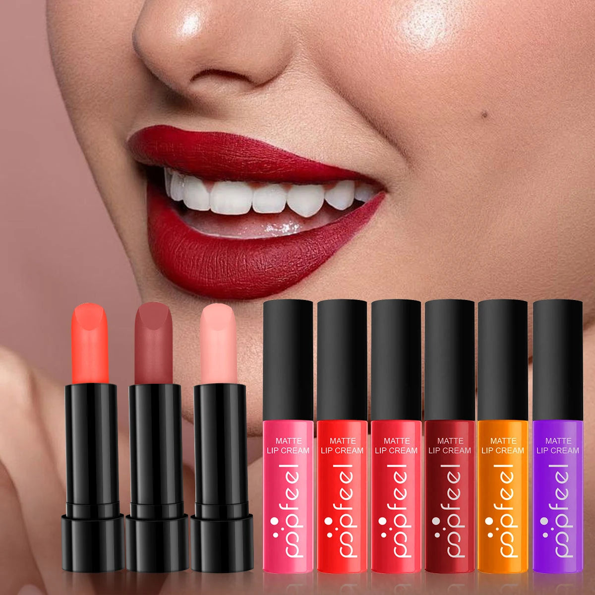 POPFEEL Complete Holiday Makeup Gift Set – Perfect Surprise for Friends and Family, Easy to Use for a Stunning Transformation.