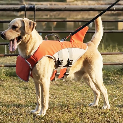 New Pet Swimming Life Jacket Shark Fin Shape Safety Vest for Dog in Summer Adjustable in Pool or Surfing Drifting Dog Life Vest