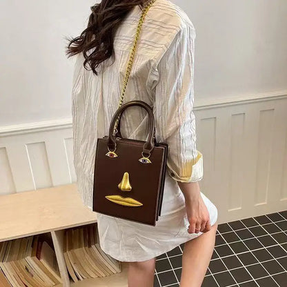 Luxury Brand Classic Women's Handbag In Elegant Leather - Fashionable Shoulder Crossbody Bag For Ladies Designer