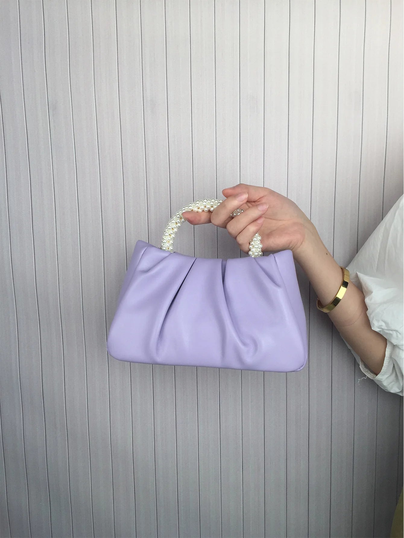 Fashion Pearl Handle Women Dinner Clutch Purse Handbags Luxury Design Ladies Square Shoulder Bags Female Small Messenger Bag