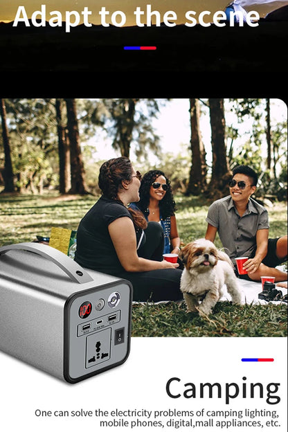 32000mAh Portable Power 180W 110V/220V Station Generator Battery AC DC output Outdoor Charger Emergency Power Supply Power Bank