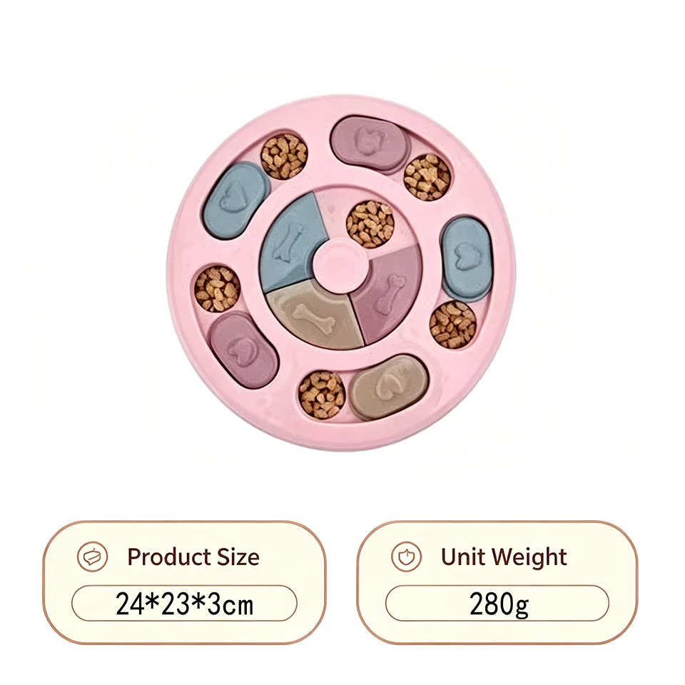Dog Puzzle Toys Slow Feeder Interactive Brain Increase Puppy IQ Food Dispenser NonSlip Slowly Eating Bowl Pet Cats Dogs Training