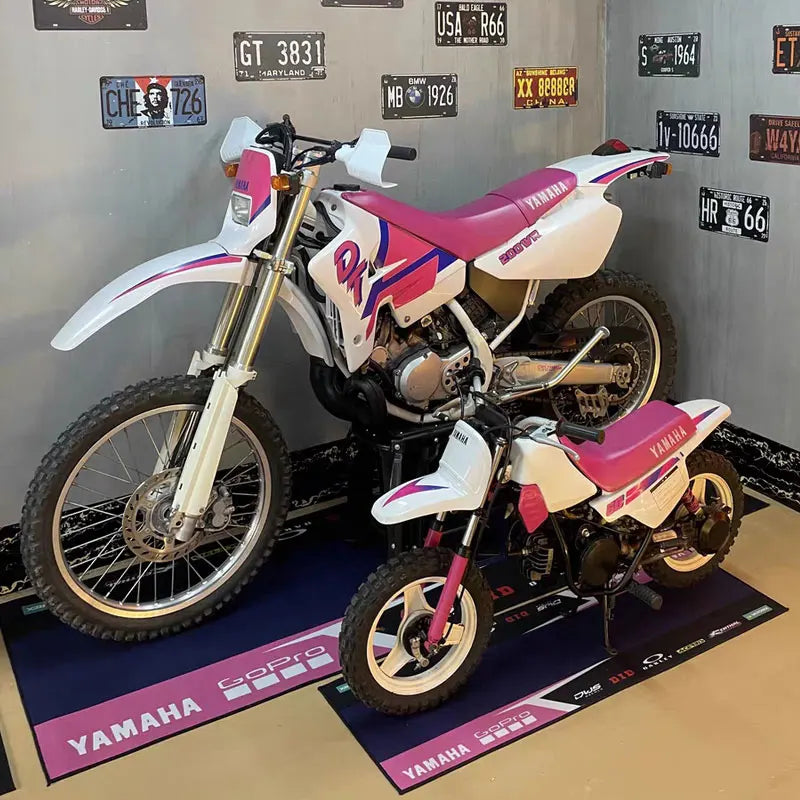 Yamaha Garage Mat Racing Motorcycle Carpet Polyester Moto Display Motorcycle Mat Anti-slip Home Decoration Living Room Rug