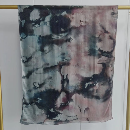 New Double-sided Print Modal Hijab Scarf Watercolor Leopard Prairie Hide Print Hijabs for Women Muslim Fashion Turbans for Women