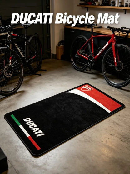 New Arrival Ducati Logo Motorcycle Floor Mat Non-Slip Garage Carpet for Bike