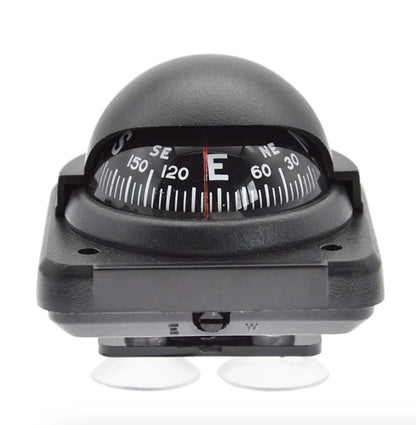 14X11cm Black ABS Macromolecule Plastic LED Light Digital Compass Magnetic Sphere Marine Military Electronic Boat Car Compass